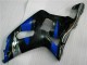 GSXR 600 / 750 K1 K2 K3 01-03 Motorrad Verkleidungen - Blau Schwarz