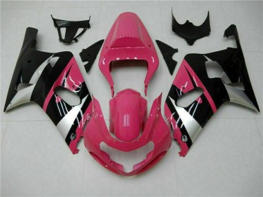 GSXR 600 / 750 K1 K2 K3 01-03 Motorrad Verkleidungen - Rosa Schwarz