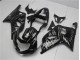 GSXR 600 / 750 K1 K2 K3 01-03 Motorrad Verkleidungen - Schwarze Weiße Flamme GSXR 600 / 750 K1 K2 K3 01-03 Motorrad Verkleidungen - Schwarze Weiße Flamme