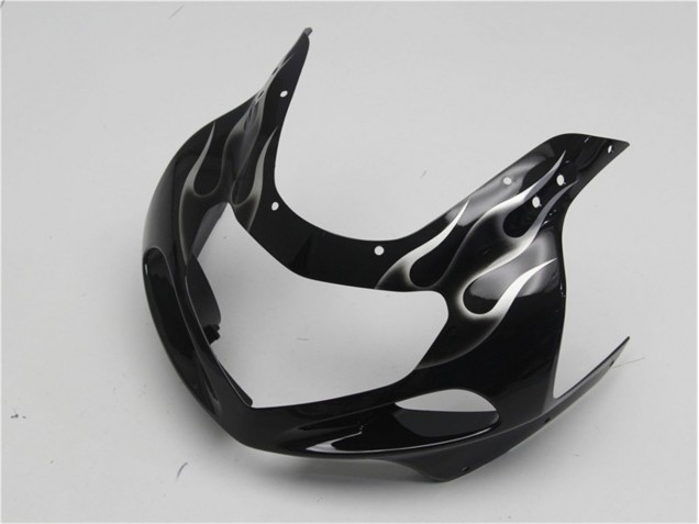 GSXR 600 / 750 K1 K2 K3 01-03 Motorrad Verkleidungen - Schwarze Weiße Flamme GSXR 600 / 750 K1 K2 K3 01-03 Motorrad Verkleidungen - Schwarze Weiße Flamme