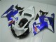 GSXR 600 / 750 K1 K2 K3 01-03 Motorrad Verkleidungen - Weiß Blau GSXR 600 / 750 K1 K2 K3 01-03 Motorrad Verkleidungen - Weiß Blau