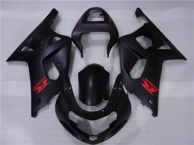 GSXR 600 / 750 K1 K2 K3 01-03 Motorrad Vollverkleidung - Schwarz GSXR 600 / 750 K1 K2 K3 01-03 Motorrad Vollverkleidung - Schwarz