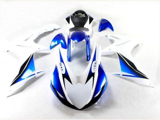 GSXR 600 / 750 K11 11-24 Motorrad Verkleidung - Blau Weiß GSXR 600 / 750 K11 11-24 Motorrad Verkleidung - Blau Weiß