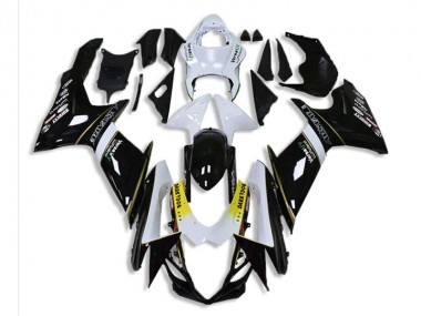 GSXR 600 / 750 K11 11-24 Motorrad Verkleidung - Schwarz Weiß