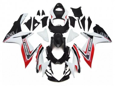 GSXR 600 / 750 K11 11-24 Motorrad Verkleidungen - Weiß Rot Schwarz