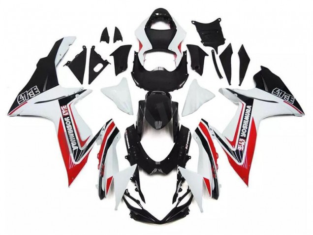 GSXR 600 / 750 K11 11-24 Motorrad Verkleidungen - Weiß Rot Schwarz GSXR 600 / 750 K11 11-24 Motorrad Verkleidungen - Weiß Rot Schwarz