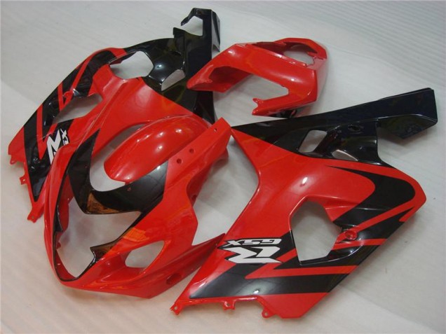 GSXR 600 / 750 K4 04-05 Motorrad Verkleidung - Rot Schwarz GSXR 600 / 750 K4 04-05 Motorrad Verkleidung - Rot Schwarz