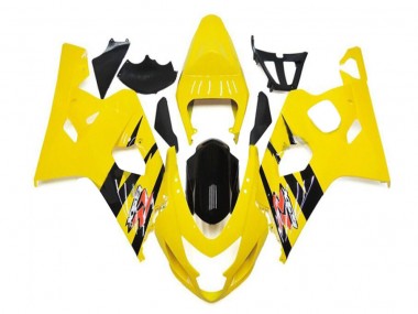 GSXR 600 / 750 K4 04-05 Motorrad Verkleidungen - Gelb Schwarz
