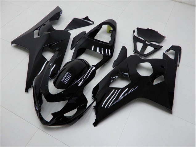 GSXR 600 / 750 K4 04-05 Motorrad Verkleidungen - Glänzend Schwarz