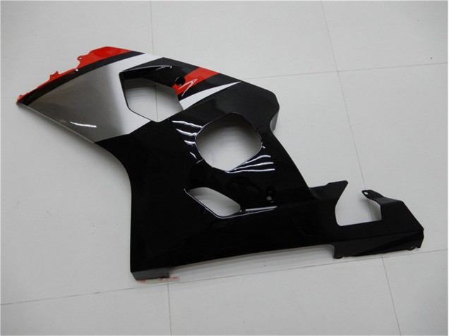 GSXR 600 / 750 K4 04-05 Motorrad Verkleidungen - Rot Schwarz
