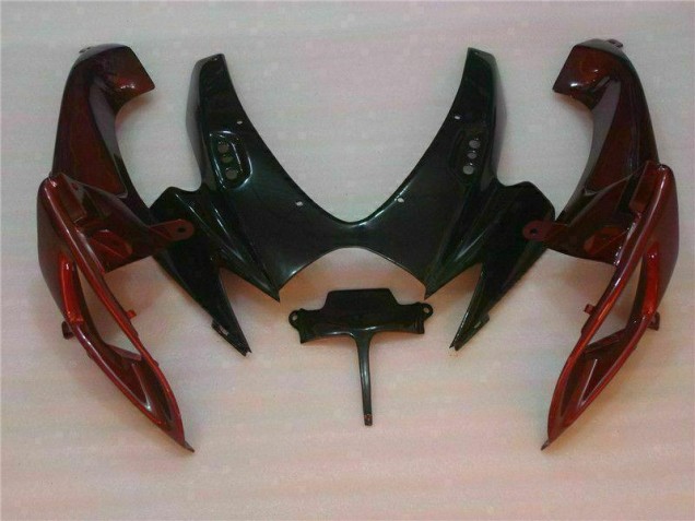 GSXR 600 / 750 K6 06-07 Motorrad Verkleidung - Schwarz Rot GSXR 600 / 750 K6 06-07 Motorrad Verkleidung - Schwarz Rot