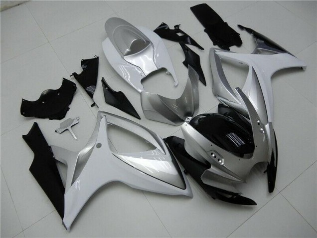 GSXR 600 / 750 K6 06-07 Motorrad Verkleidung - Silber GSXR 600 / 750 K6 06-07 Motorrad Verkleidung - Silber