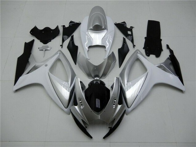 GSXR 600 / 750 K6 06-07 Motorrad Verkleidung - Silber GSXR 600 / 750 K6 06-07 Motorrad Verkleidung - Silber