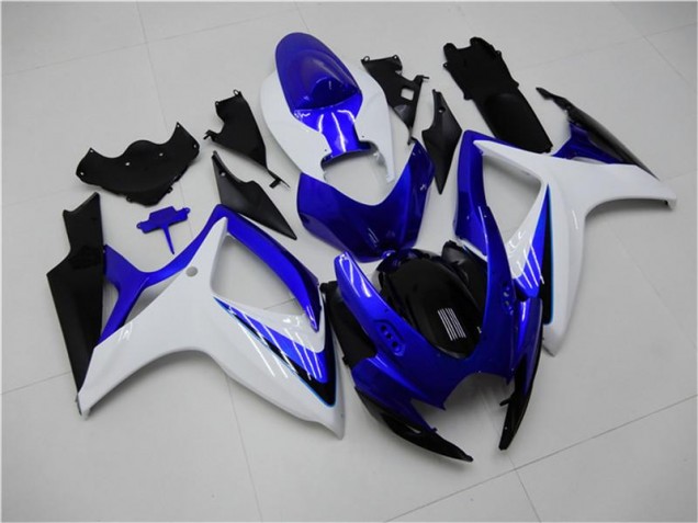 GSXR 600 / 750 K6 06-07 Motorrad Verkleidungen Komplett Sets - Blau Weiß GSXR 600 / 750 K6 06-07 Motorrad Verkleidungen Komplett Sets - Blau Weiß