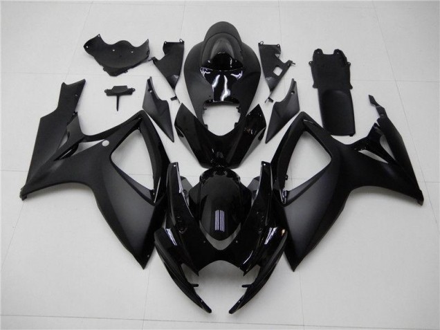GSXR 600 / 750 K6 06-07 Motorrad Verkleidungen - Matt Schwarz GSXR 600 / 750 K6 06-07 Motorrad Verkleidungen - Matt Schwarz