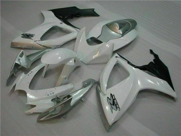 GSXR 600 / 750 K6 06-07 Motorrad Verkleidungen & Plastik - Weiß Silber GSXR 600 / 750 K6 06-07 Motorrad Verkleidungen & Plastik - Weiß Silber