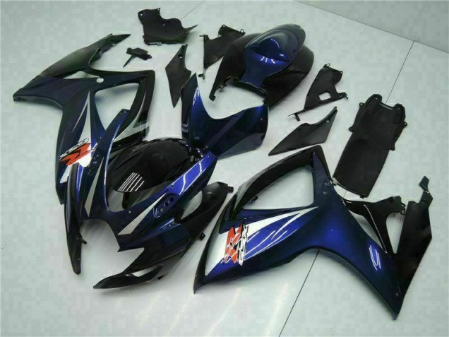 GSXR 600 / 750 K6 06-07 Motorrad Vollverkleidung - Schwarz Blau GSXR 600 / 750 K6 06-07 Motorrad Vollverkleidung - Schwarz Blau