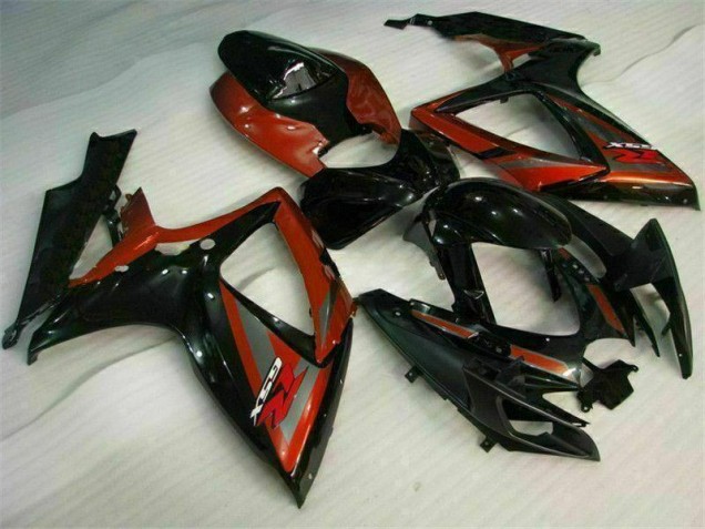 GSXR 600 / 750 K6 06-07 Motorrad Vollverkleidung - Schwarz Rot GSXR 600 / 750 K6 06-07 Motorrad Vollverkleidung - Schwarz Rot