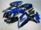 GSXR 600 / 750 K8 08-10 Motorrad Verkleidung - Blau Schwarz GSXR 600 / 750 K8 08-10 Motorrad Verkleidung - Blau Schwarz