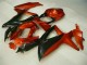 GSXR 600 / 750 K8 08-10 Motorrad Verkleidung - Rot Schwarz GSXR 600 / 750 K8 08-10 Motorrad Verkleidung - Rot Schwarz