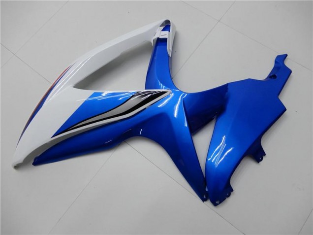 GSXR 600 / 750 K8 08-10 Motorrad Verkleidung - Weiß Blau GSXR 600 / 750 K8 08-10 Motorrad Verkleidung - Weiß Blau