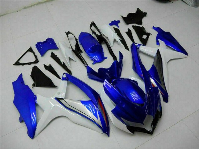 GSXR 600 / 750 K8 08-10 Motorrad Verkleidungen - Blau Weiß GSXR 600 / 750 K8 08-10 Motorrad Verkleidungen - Blau Weiß