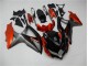 GSXR 600 / 750 K8 08-10 Motorrad Verkleidungen - Schwarz Orange Grau