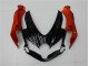 GSXR 600 / 750 K8 08-10 Motorrad Verkleidungen - Schwarz Orange Grau