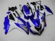 GSXR 600 / 750 K8 08-10 Motorrad Verkleidungen - Weiß Blau GSXR 600 / 750 K8 08-10 Motorrad Verkleidungen - Weiß Blau