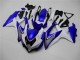 GSXR 600 / 750 K8 08-10 Motorrad Verkleidungen - Weiß Blau GSXR 600 / 750 K8 08-10 Motorrad Verkleidungen - Weiß Blau