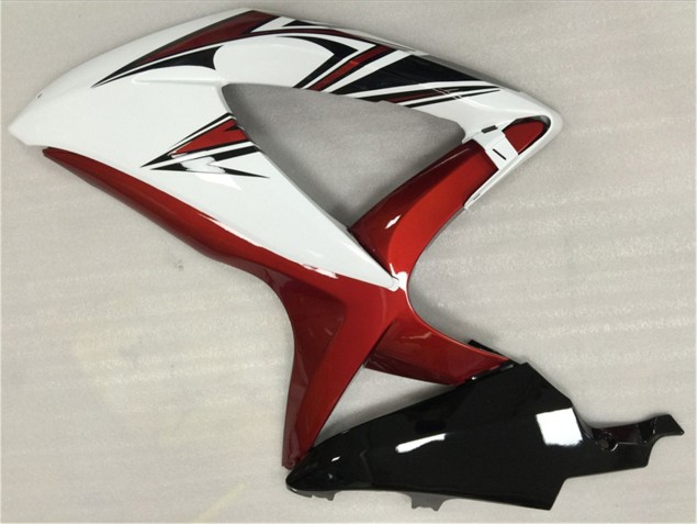 GSXR 600 / 750 K8 08-10 Motorrad Verkleidungen - Weiß Rot Schwarz GSXR 600 / 750 K8 08-10 Motorrad Verkleidungen - Weiß Rot Schwarz