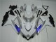 GSXR 600 / 750 K8 08-10 Motorrad Verkleidungen - Weiß Silber Blau GSXR 600 / 750 K8 08-10 Motorrad Verkleidungen - Weiß Silber Blau