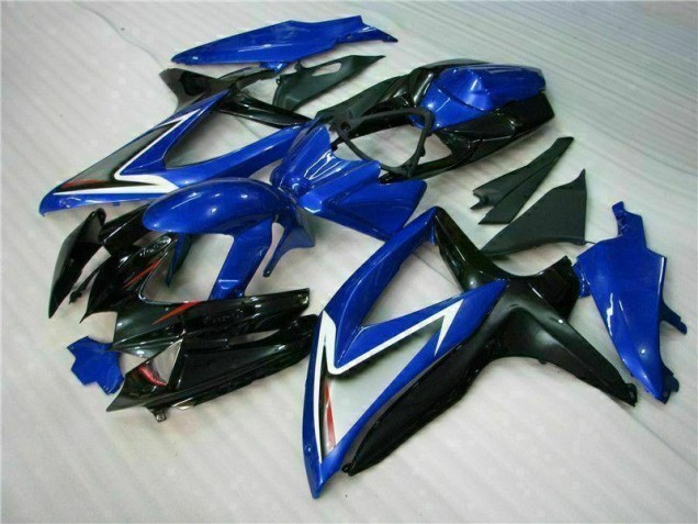 GSXR 600 / 750 K8 08-10 Motorrad Vollverkleidung - Blau Schwarz GSXR 600 / 750 K8 08-10 Motorrad Vollverkleidung - Blau Schwarz