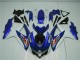 GSXR 600 / 750 K8 08-10 Motorrad Vollverkleidung - Blau Weiß GSXR 600 / 750 K8 08-10 Motorrad Vollverkleidung - Blau Weiß