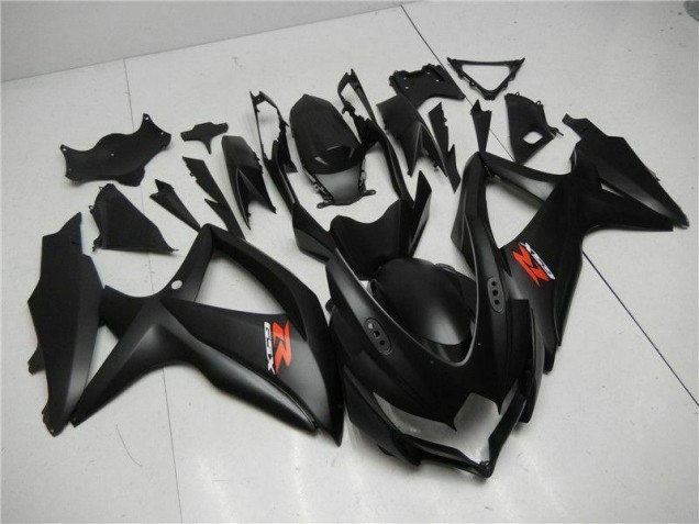 GSXR 600 / 750 K8 08-10 Motorrad Vollverkleidung - Schwarz GSXR 600 / 750 K8 08-10 Motorrad Vollverkleidung - Schwarz