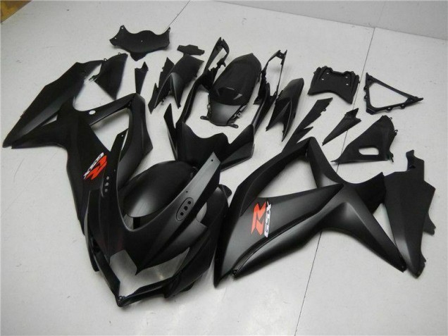 GSXR 600 / 750 K8 08-10 Motorrad Vollverkleidung - Schwarz GSXR 600 / 750 K8 08-10 Motorrad Vollverkleidung - Schwarz