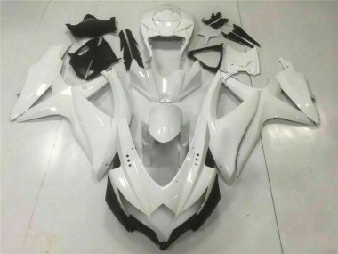 GSXR 600 / 750 K8 08-10 Motorrad Vollverkleidung - Weiß