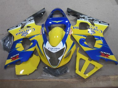 GSXR 600 K4 04-05 Motorrad Verkleidung - Gelb Blau Corona Extra