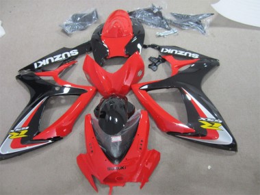 GSXR 600 K6 06-07 Motorrad Verkleidung - Rot Schwarz