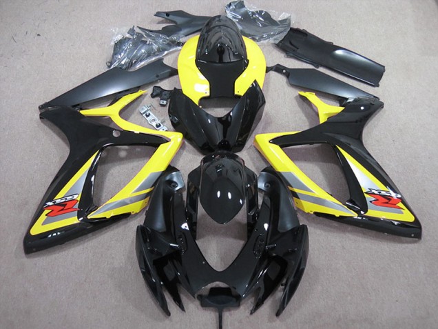GSXR 600 K6 06-07 Motorrad Verkleidungen - Schwarz Gelb GSXR 600 K6 06-07 Motorrad Verkleidungen - Schwarz Gelb