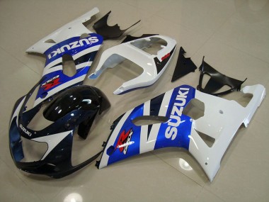 GSXR 750 K1 K2 K3 01-03 Motorrad Verkleidung - Blau Weiß