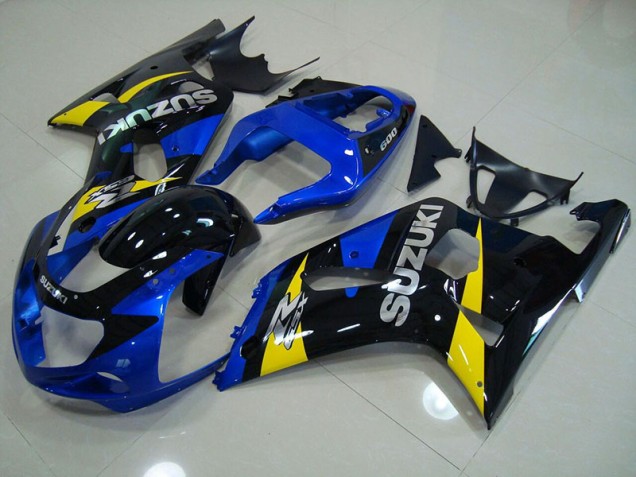 GSXR 750 K1 K2 K3 01-03 Motorrad Verkleidungen - Blau Schwarz GSXR 750 K1 K2 K3 01-03 Motorrad Verkleidungen - Blau Schwarz