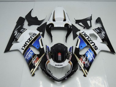 GSXR 750 K1 K2 K3 01-03 Motorrad Verkleidungen - Schwarz Weiß Blau Viru