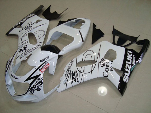 GSXR 750 K1 K2 K3 01-03 Motorrad Verkleidungen - Weiß Alstare Motul GSXR 750 K1 K2 K3 01-03 Motorrad Verkleidungen - Weiß Alstare Motul