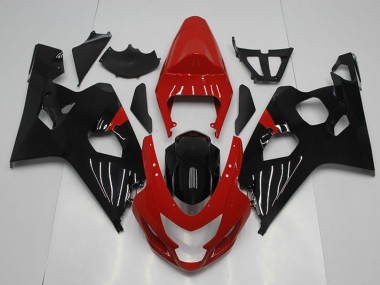 GSXR 750 K4 04-05 Motorrad Verkleidung - Rot Schwarz