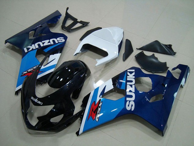 GSXR 750 K4 04-05 Motorrad Verkleidungen - Blau Weiß GSXR 750 K4 04-05 Motorrad Verkleidungen - Blau Weiß
