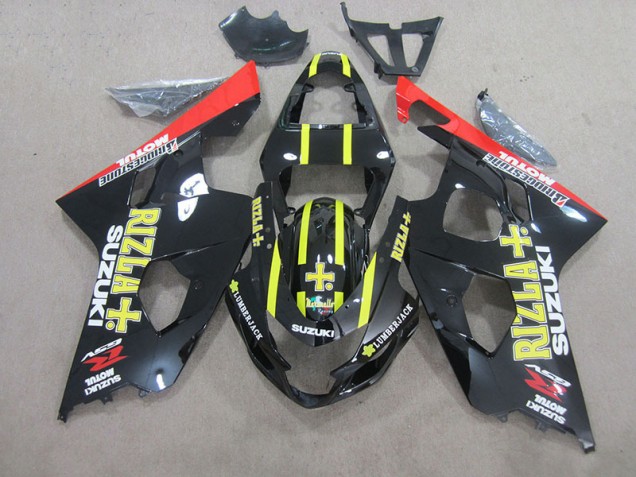 GSXR 750 K4 04-05 Motorrad Verkleidungen - Schwarz Gelb Rizla GSXR 750 K4 04-05 Motorrad Verkleidungen - Schwarz Gelb Rizla