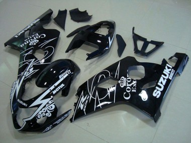 GSXR 750 K4 04-05 Motorrad Verkleidungen - Weiß Corona Extra Motul