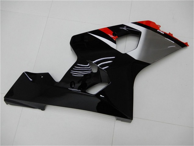 Suzuki GSXR 600/750 Motorrad Verkleidung 2004-2005 - Rot Silber Schwarz