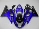 Suzuki GSXR 600/750 Motorrad Verkleidung 2004-2005 - Blau Glanzendes Schwarz